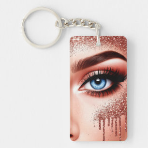 💎 Rose Gold Makeup Glam For Beauty Lovers ✨ Key Ring