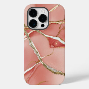 Rose Gold Marble Case-Mate iPhone 14 Pro Case