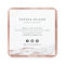 Rose gold marble custom company logo professional