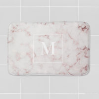 Rose Gold Marble Custom Initial