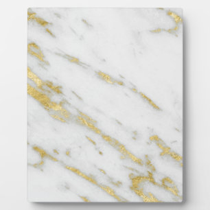 Rose Gold Marble Fashion Plaque