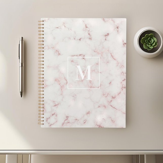 Rose Gold Marble Monogram Planner (Creator Uploaded)