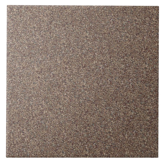 Rose gold metallic  glitter tile (Front)