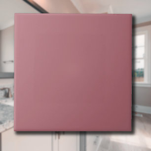 Rose Gold Metallic Solid Colour Classic Elegant Ceramic Tile