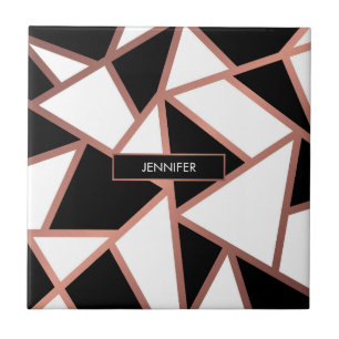 Rose Gold Mosaic Ceramic Tile
