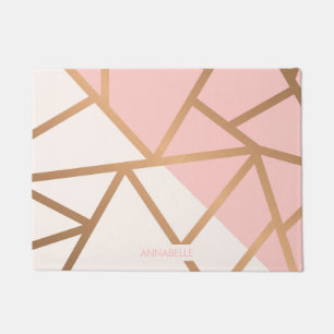 Rose Gold Mosaic Doormat