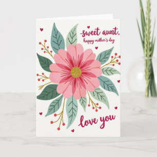 Rose Gold Mothers Day Card