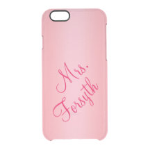 Rose Gold Mrs. Personalised iPhone 6/6s Case