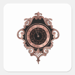 Rose Gold New Year Party Envelope Seal