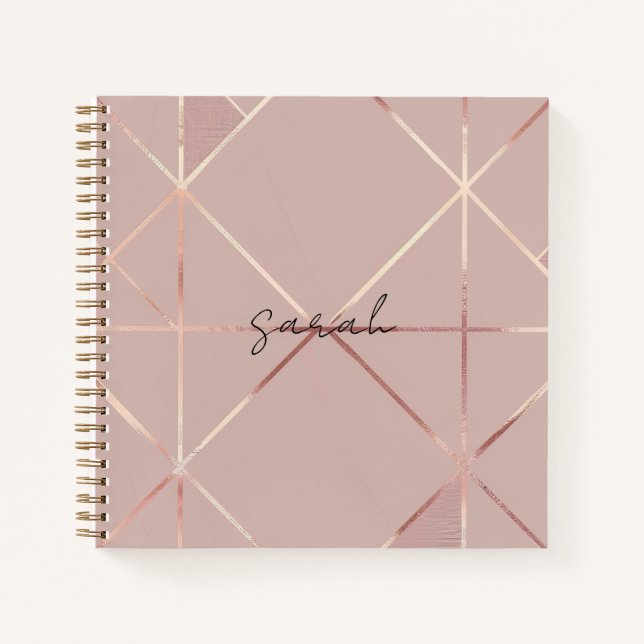 Rose Gold Notebook (Front)
