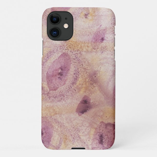 Rose-Gold Peacock iPhone Case (Back)