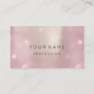Rose Gold Pearly Abstract Minimal Silk Minimalism Business Card