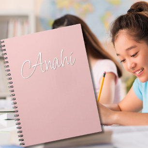 Rose Gold Personalised Notebook