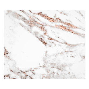 Rose gold photo print