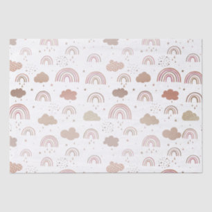 Rose Gold Rainbow Pattern Tissue Paper