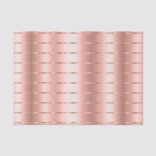 Rose Gold Ribbon Bow Bridal Shower Tissue Paper