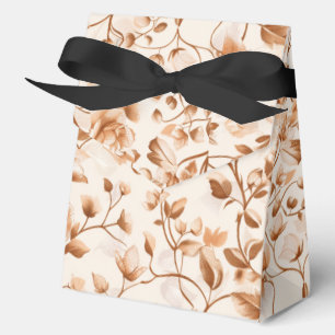 Rose Gold Roses Favour Box