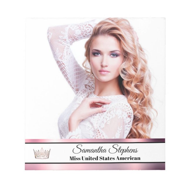 Rose Gold Shine Autograph Pad (Front)