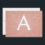 Rose Gold Sparkle Glitter Sweet 16 Save the Date<br><div class="desc">Rose Gold - Blush Pink Sparkle Glitter Sweet Sixteen Monogram Name and Initial Birthday Party Save the Date Invitation. This invitation is perfect for the Rose Gold Sparkle Glitter Sweet 16 Birthday Party looking to celebrate in Pink Rose Gold.</div>