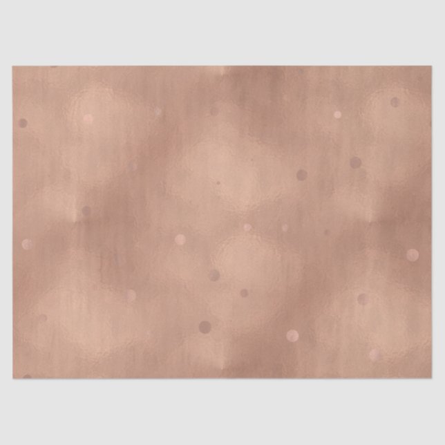 Rose Gold Sparkle Tissue Paper (Front)