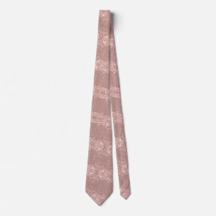 Rose Gold Sparkly Neck Tie