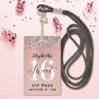 Rose Gold Sweet 16 Birthday VIP