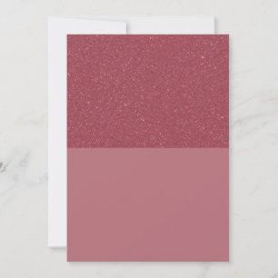 Rose Gold Top Glitter Invitation (Customisable)