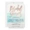Rose gold typography beach photo bridal shower