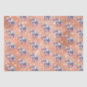Rose Gold Unicorn Sparkle   Tissue Paper
