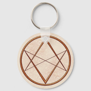 Rose Gold Unicursal Key Ring
