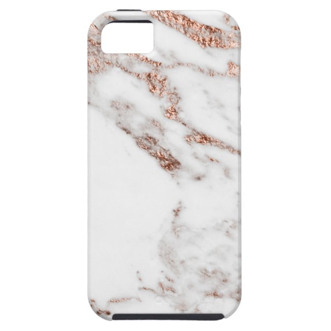 Rose gold vein marble Case-Mate iPhone case (Back)