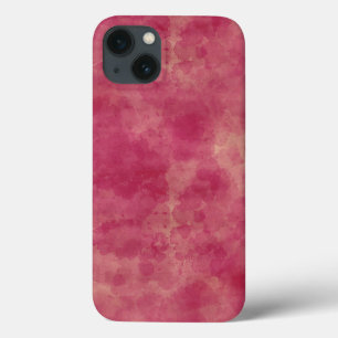 Rose Gold Watercolor Abstraction iPhone 13 Case