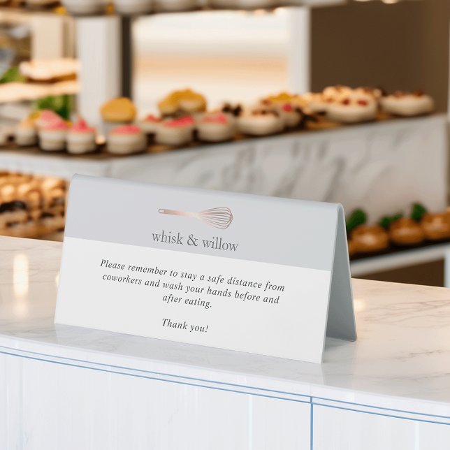 Rose Gold Whisk | Bakery Covid Safety Breakroom (Creator Uploaded)