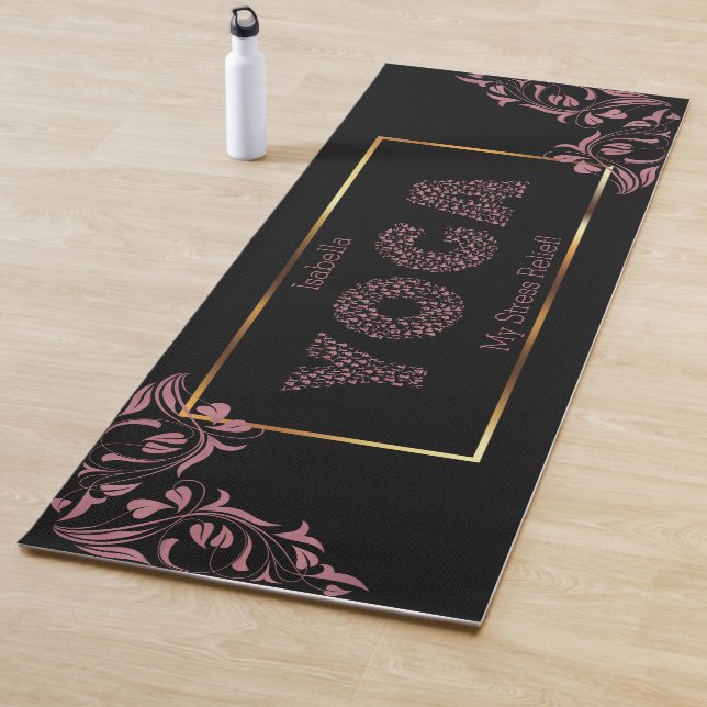 Rose Gold - Yoga, My Stress Relief! Yoga Mat (In Situ)