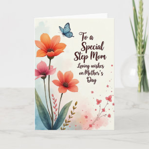 Rose Gradient Mothers Day Card