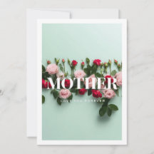 Rose Greeting card Mother - Love you forever