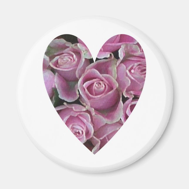 Rose Heart Magnet (Front)