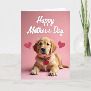Rose Heart Puppy Love Card