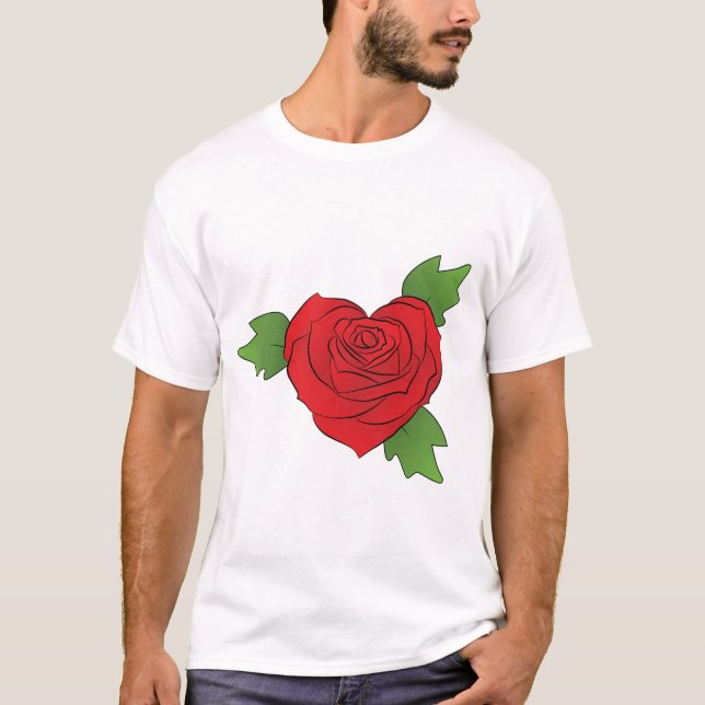 Rose heart T-Shirt (Front)