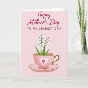 Rose Heartfelt Mothers Day Card