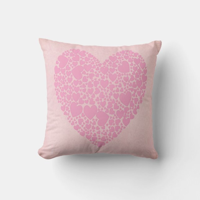 Rose Hearts Cushion (Front)