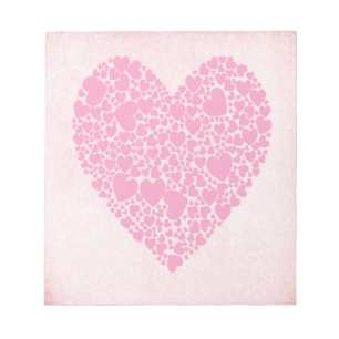 Rose Hearts Notepad