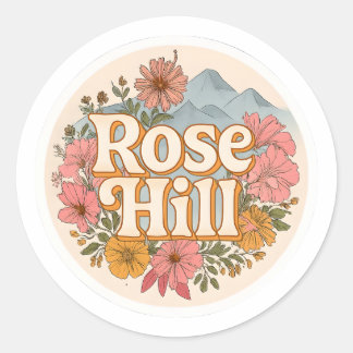 Rose Hill Classic Round Sticker