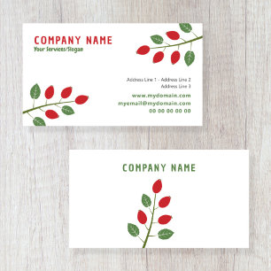 Rose Hip Business Card