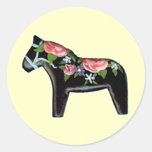 Rose Horse Sticker