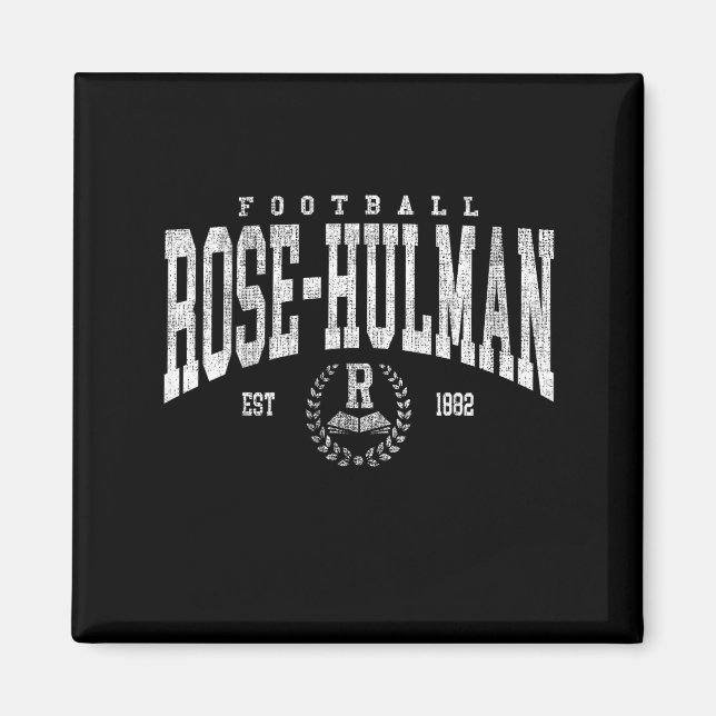 Rose Hulman Institute Of Technology Arch Retro For Magnet (Front)