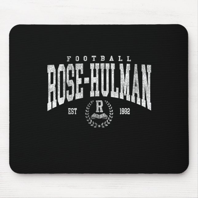 Rose Hulman Institute Of Technology Arch Retro For Mouse Pad (Front)