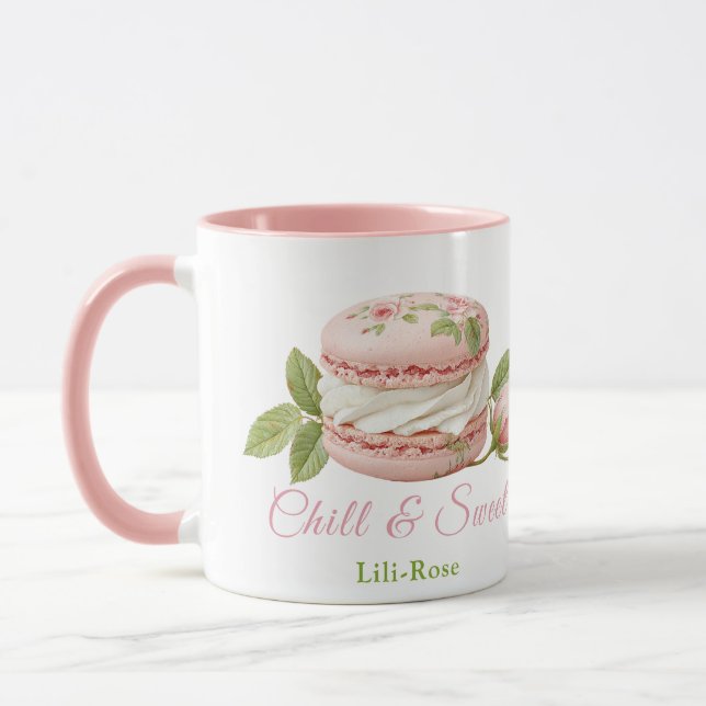 Rose Ice Cream Sandwich Day  Mug (Left)