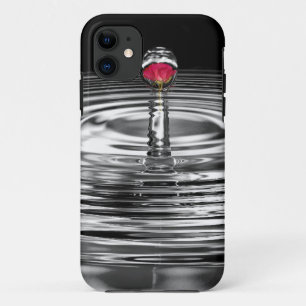 Rose in Droplet iPhone 11 Case