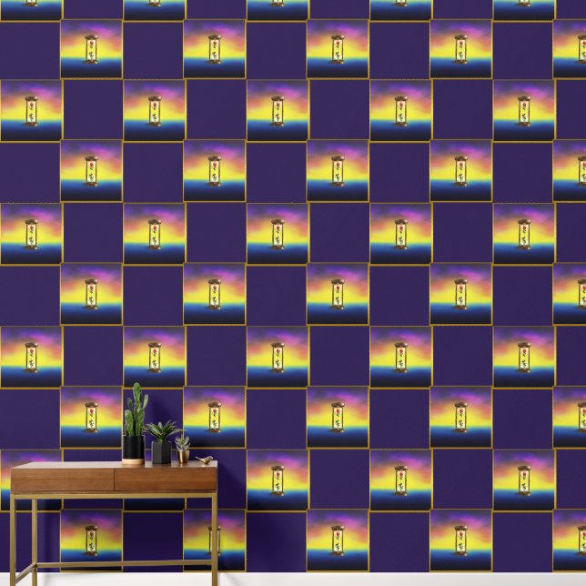 Rose in Hourglass Wallpaper (Hallway)